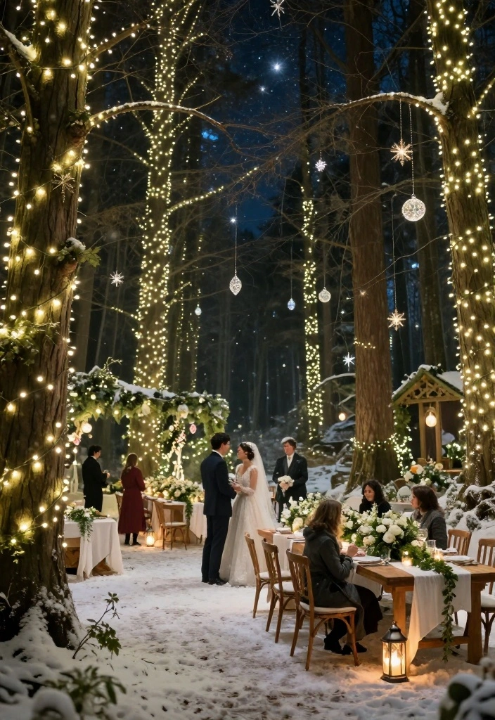 12 Magical Winter Wedding Themes That Will Leave You Breathless (You Won't Believe #7!) - 1. Enchanted Forest 1