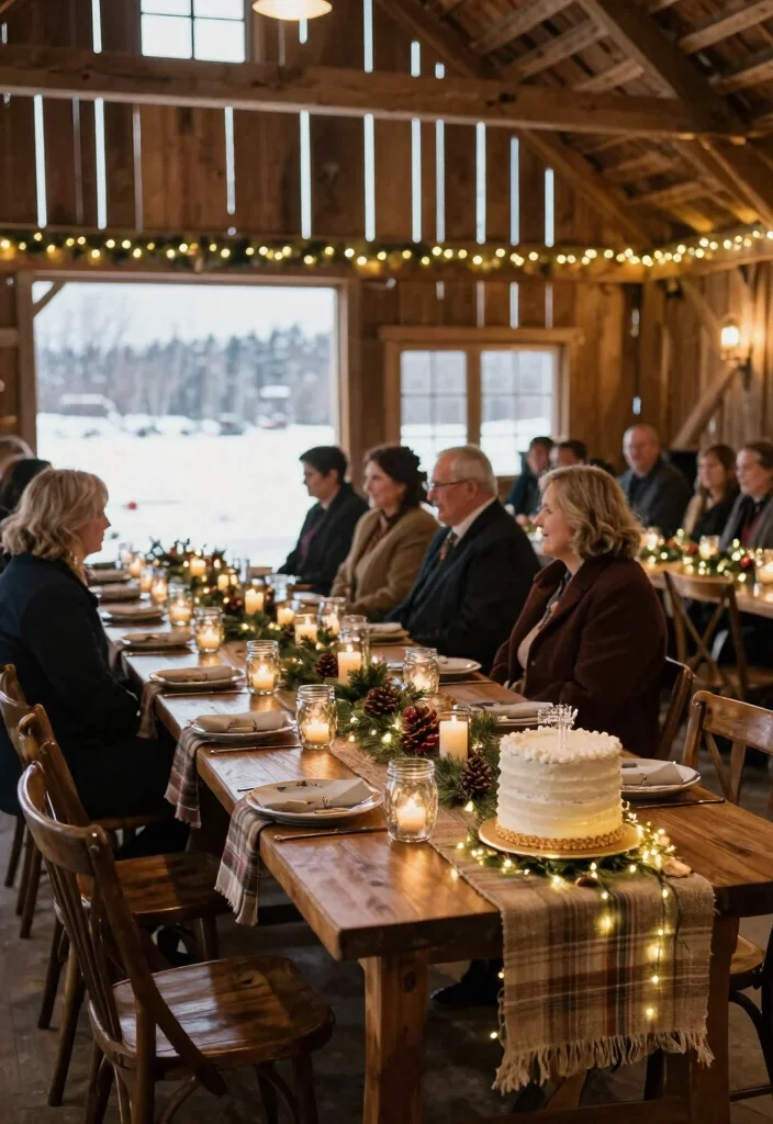 12 Magical Winter Wedding Themes That Will Leave You Breathless (You Won't Believe #7!) - 2. Rustic Winter Wonderland 1