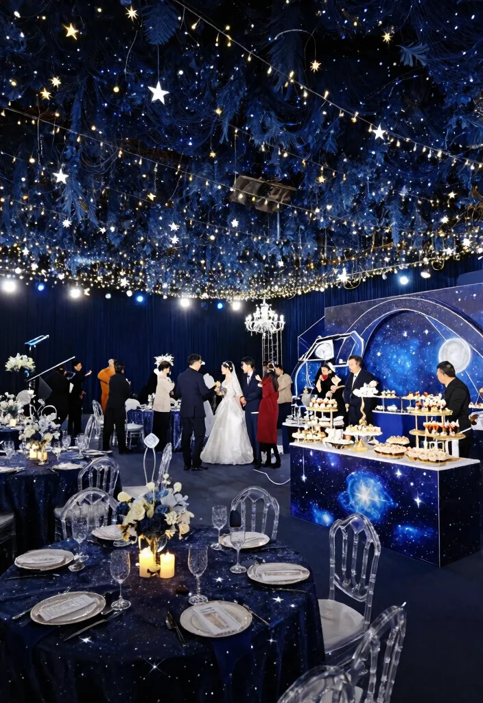 12 Magical Winter Wedding Themes That Will Leave You Breathless (You Won't Believe #7!) - 9. Sparkling Night Sky 1