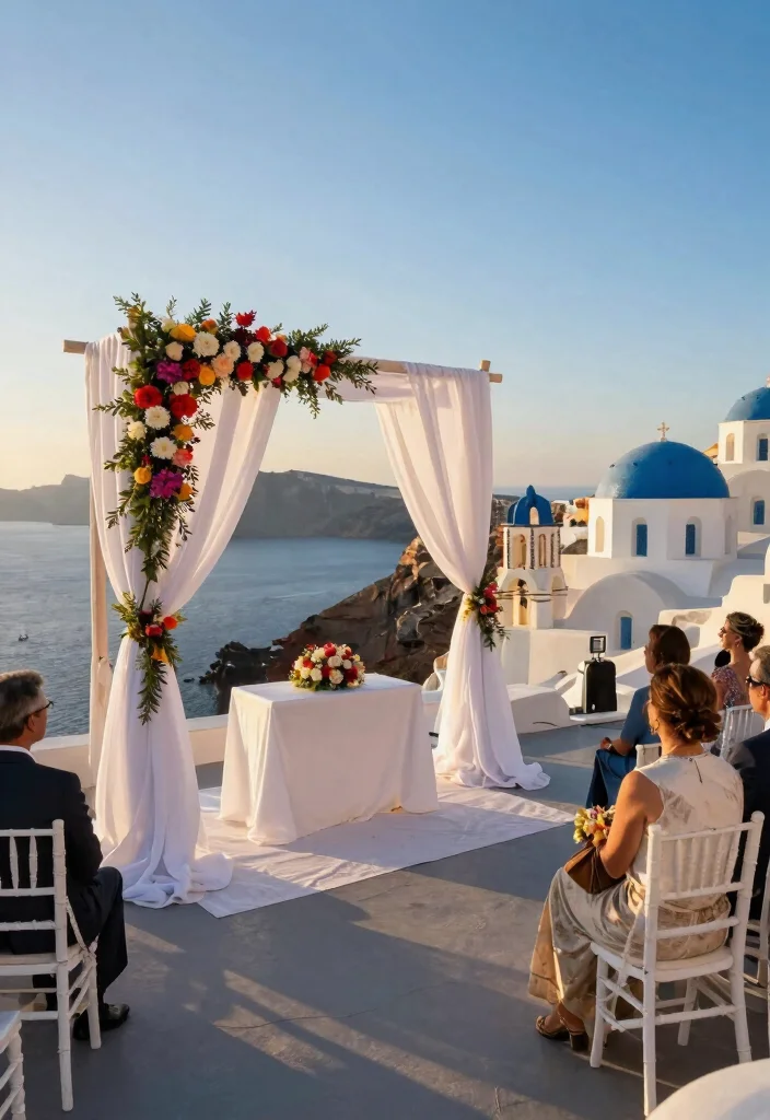 14 Breathtaking Destination Wedding Locations You’ll Want to Book Right Now! (#3 Is a Secret Gem!) - 1. Santorini, Greece 1