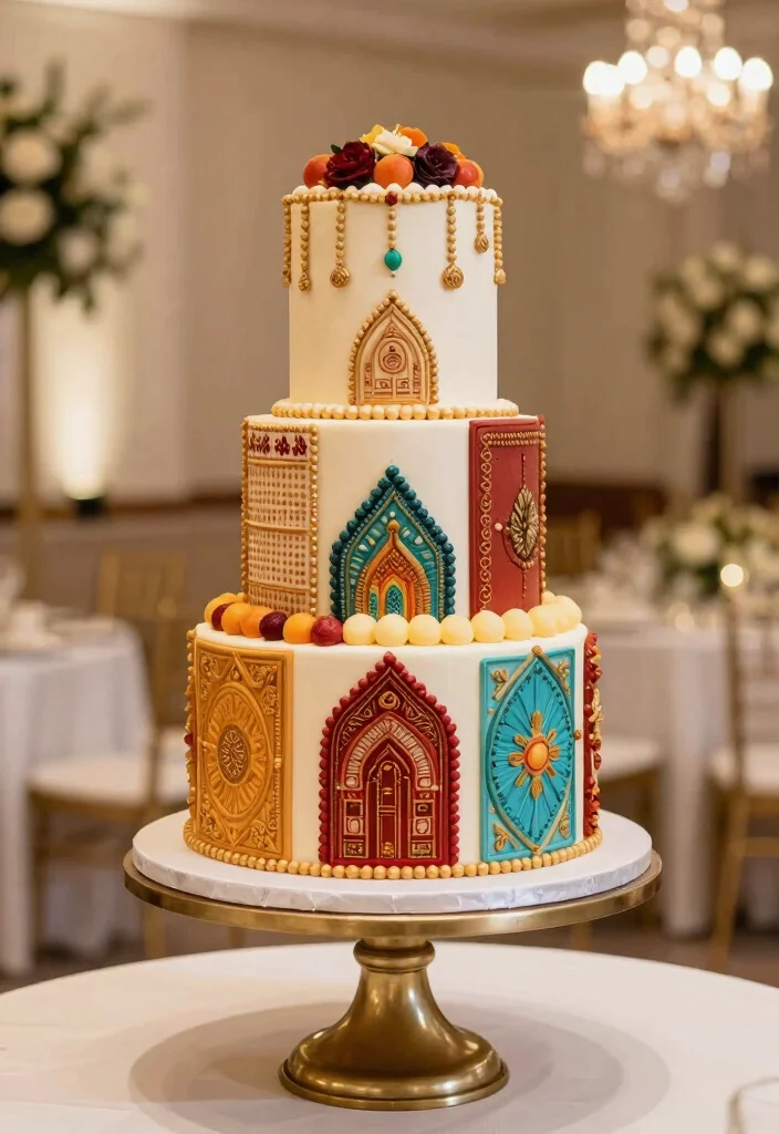 14 Wedding Cake Designs That Are So Gorgeous You’ll Want to Eat the Decor! (#10 Is a Sweet Surprise!) - 14. The Global Inspirations 1