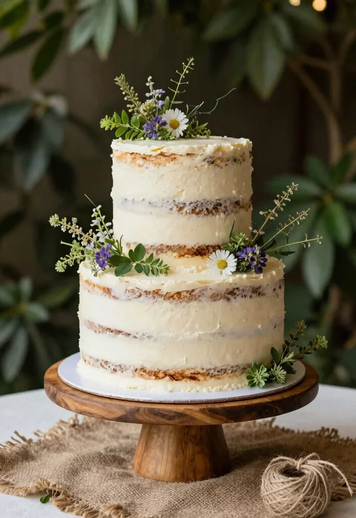 14 Wedding Cake Designs That Are So Gorgeous You’ll Want to Eat the Decor! (#10 Is a Sweet Surprise!) - 3. The Rustic Charm 1