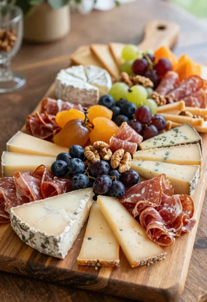 18 Creative Brunch Wedding Menu Ideas That Will Make Your Morning Magical (#7 Is a Must-Try!) - 15. Gourmet Cheese and Charcuterie Board 1