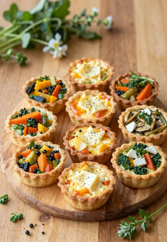 18 Creative Brunch Wedding Menu Ideas That Will Make Your Morning Magical (#7 Is a Must-Try!) - 3. Savory Quiche Variety 1