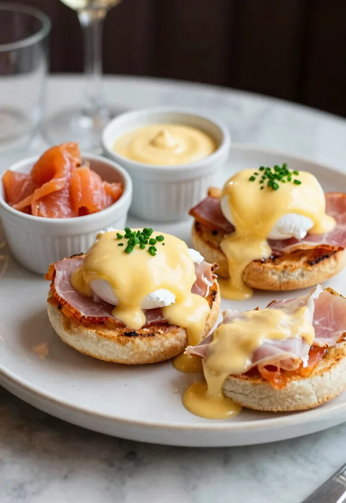 18 Creative Brunch Wedding Menu Ideas That Will Make Your Morning Magical (#7 Is a Must-Try!) - 7. Egg Benedict Bar 1
