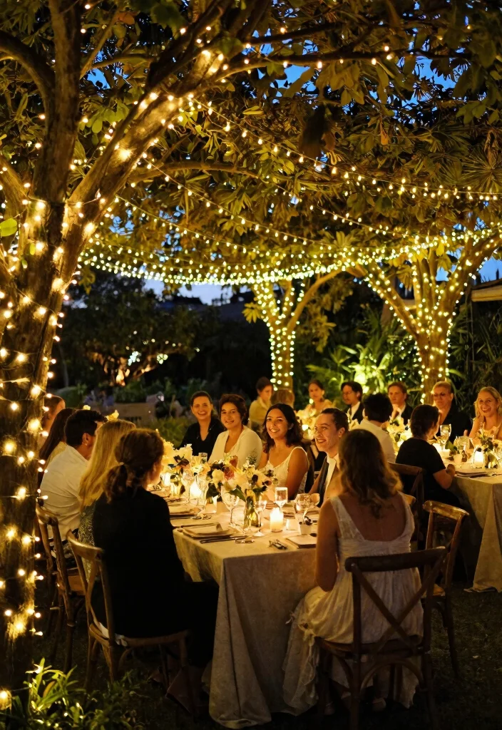 18 DIY Wedding Decor Ideas That Look Expensive But Won't Break the Bank (Wait Until You See #12!) - 4. Fairy Lights Galore 1