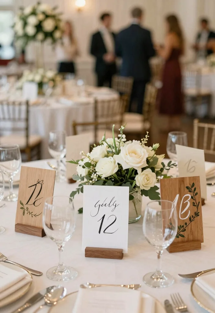 18 DIY Wedding Decor Ideas That Look Expensive But Won't Break the Bank (Wait Until You See #12!) - 5. Personalized Table Numbers 1