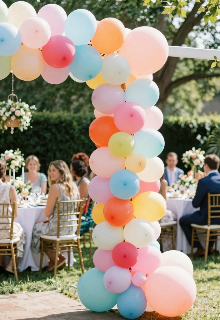 18 DIY Wedding Decor Ideas That Look Expensive But Won't Break the Bank (Wait Until You See #12!) - 7. Balloon Garlands 1