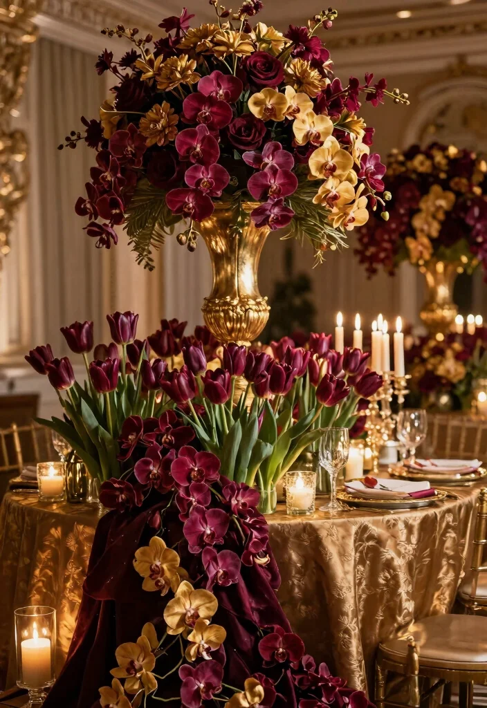 18 Themed Wedding Flower Ideas That Will Take Your Celebration to the Next Level (You’ll Love #12!) - 18. Romantic Luxe 1