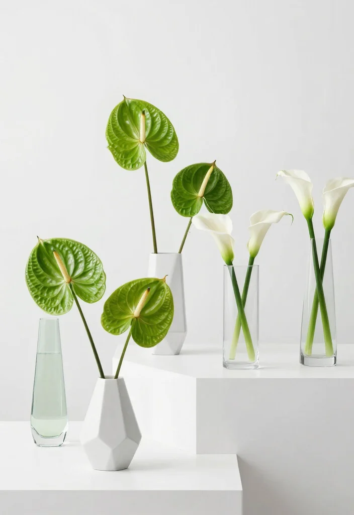 18 Themed Wedding Flower Ideas That Will Take Your Celebration to the Next Level (You’ll Love #12!) - 5. Modern Minimalist Chic 1