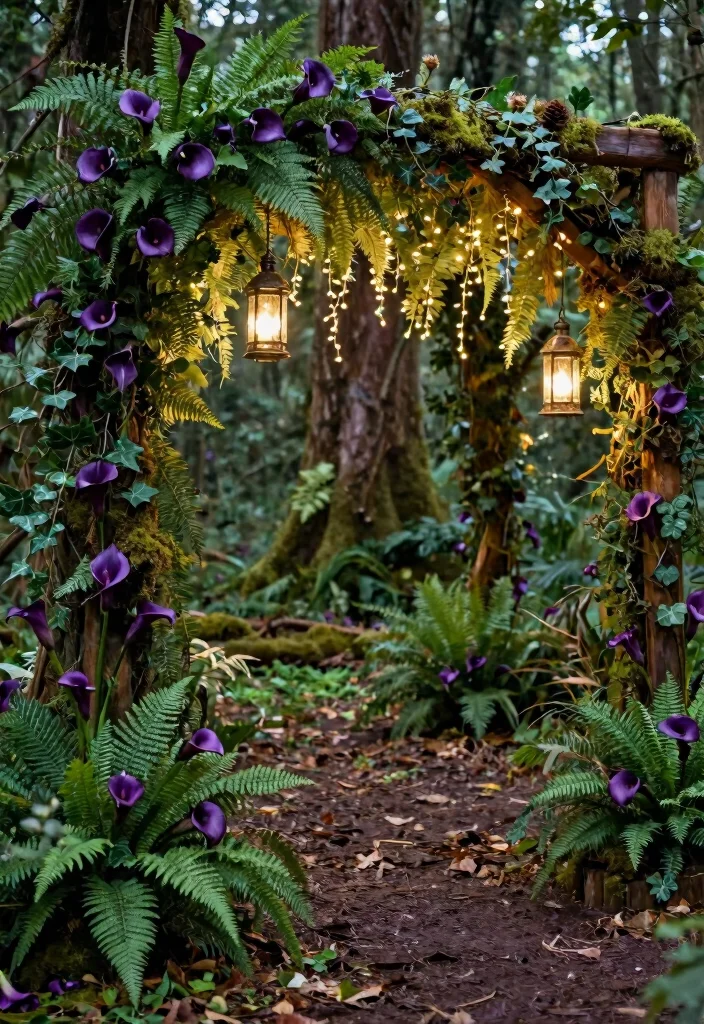 18 Themed Wedding Flower Ideas That Will Take Your Celebration to the Next Level (You’ll Love #12!) - 8. Enchanted Forest 1