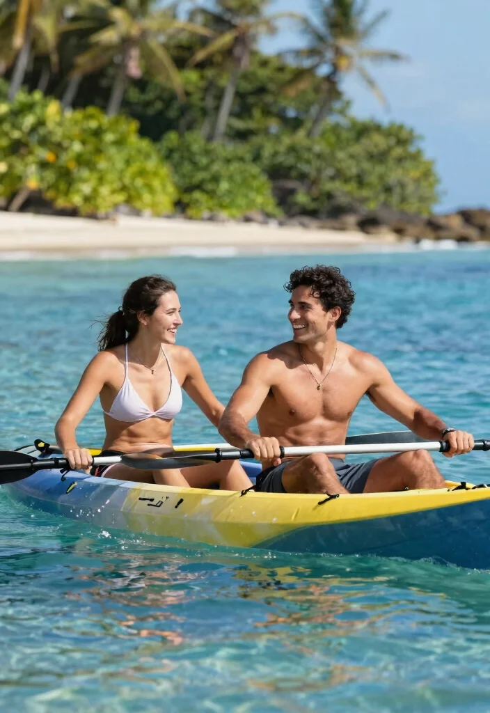 20 Breathtaking Beach Pre-wedding Shoot Ideas That'll Leave You Speechless! - 11. Kayaking Together 1