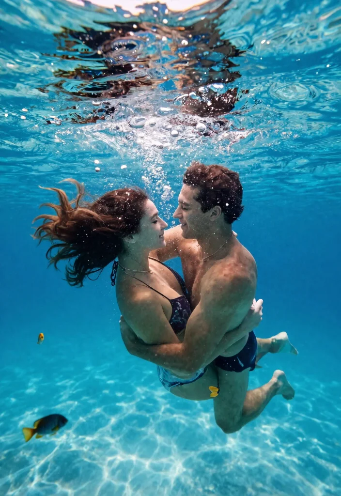 20 Breathtaking Beach Pre-wedding Shoot Ideas That'll Leave You Speechless! - 13. Underwater Shots 1