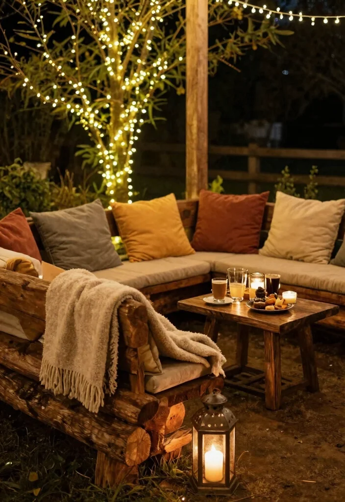 20 Cozy Rustic Winter Wedding Decor Ideas That'll Make You Feel Right at Home! - 12. Cozy Seating Areas 1