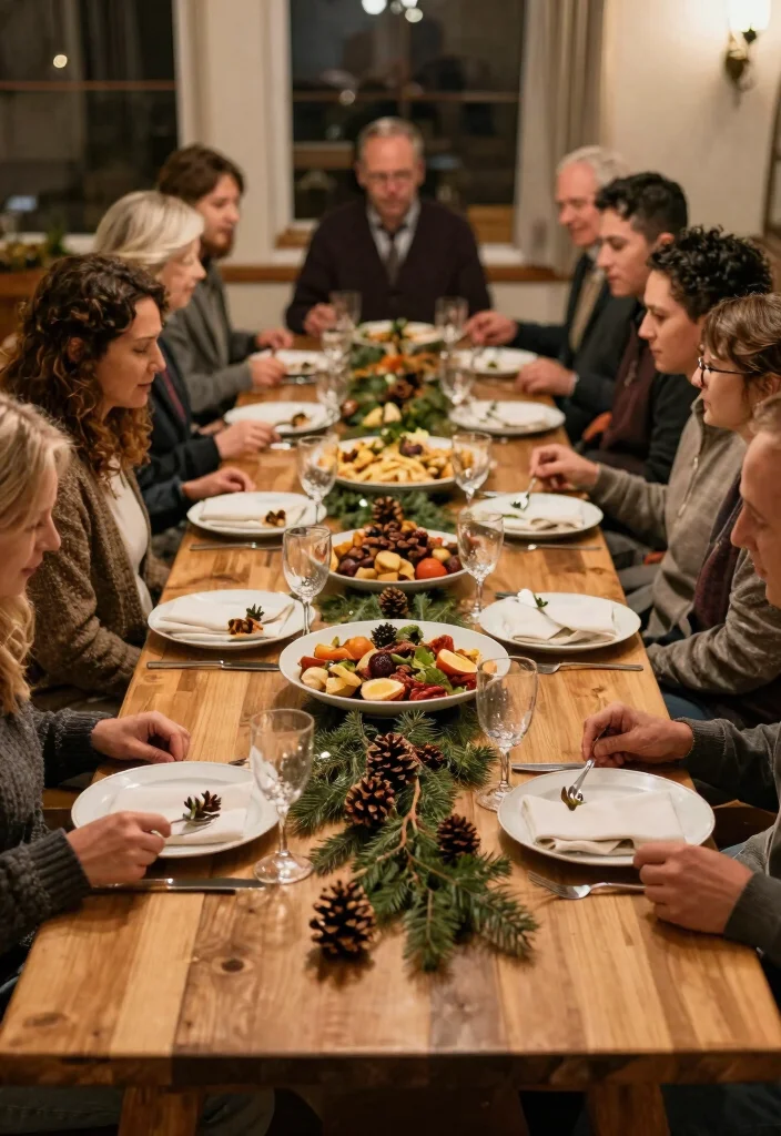 20 Cozy Rustic Winter Wedding Decor Ideas That'll Make You Feel Right at Home! - 18. Family-Style Dining 1