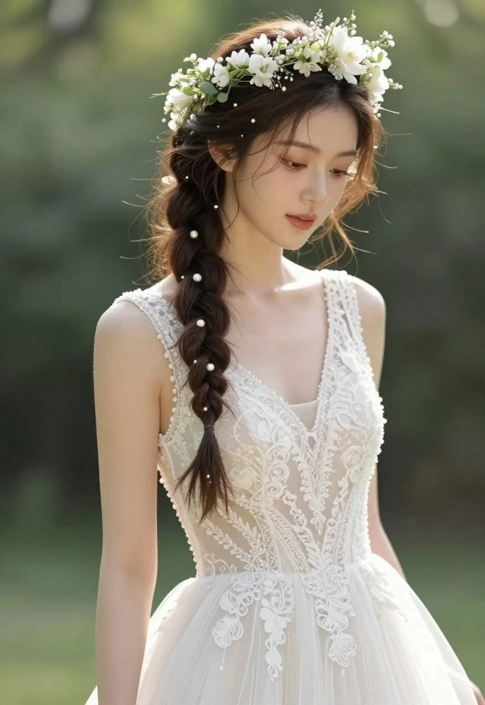20 Stunning Bridal Hairstyles with Pearls That Will Leave Everyone in Awe! - 2. Boho Braids with Pearl Accents 1