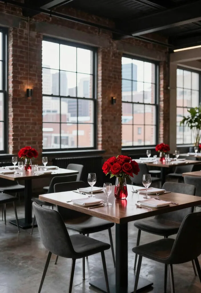 21 Stunning Red Roses Wedding Themes That Will Leave You Speechless (#12 Is a Must-See!) - 16. Urban Chic 1