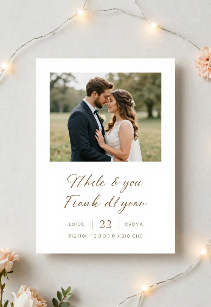 22 Creative Wedding Invitation Ideas That Will Wow Your Guests (Don't Miss #5!) - 14. Photo Invitations 1