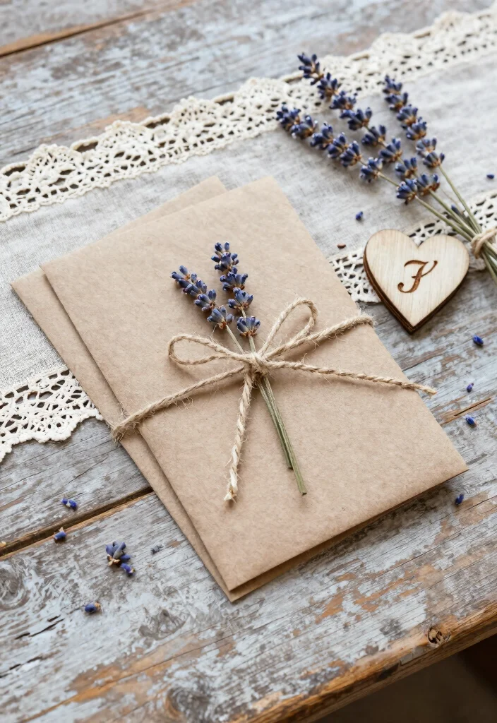 22 Creative Wedding Invitation Ideas That Will Wow Your Guests (Don't Miss #5!) - 2. Rustic Charm 1