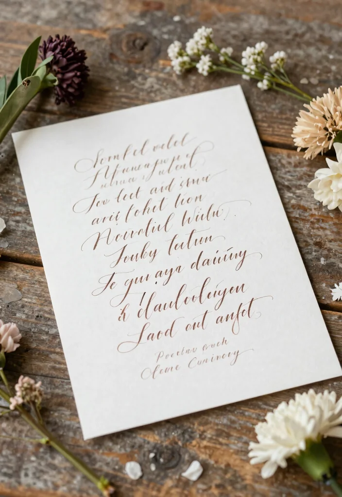 22 Creative Wedding Invitation Ideas That Will Wow Your Guests (Don't Miss #5!) - 21. Handwritten Touch 1