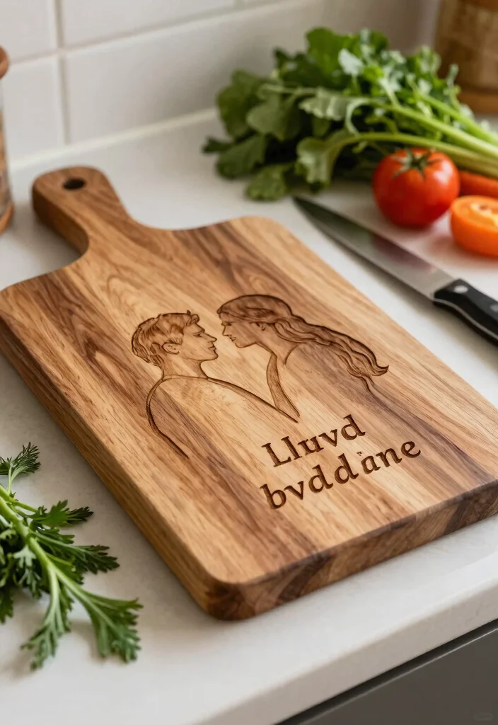 25 Personalized Wedding Gifts That Will Leave the Couple Speechless (You Won't Believe #7!) - 1. Custom Engraved Cutting Board 1