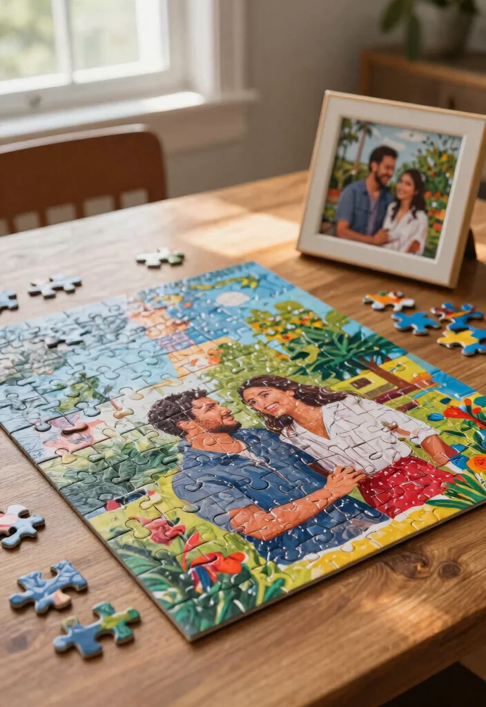 25 Personalized Wedding Gifts That Will Leave the Couple Speechless (You Won't Believe #7!) - 11. Personalized Couple's Puzzle 1