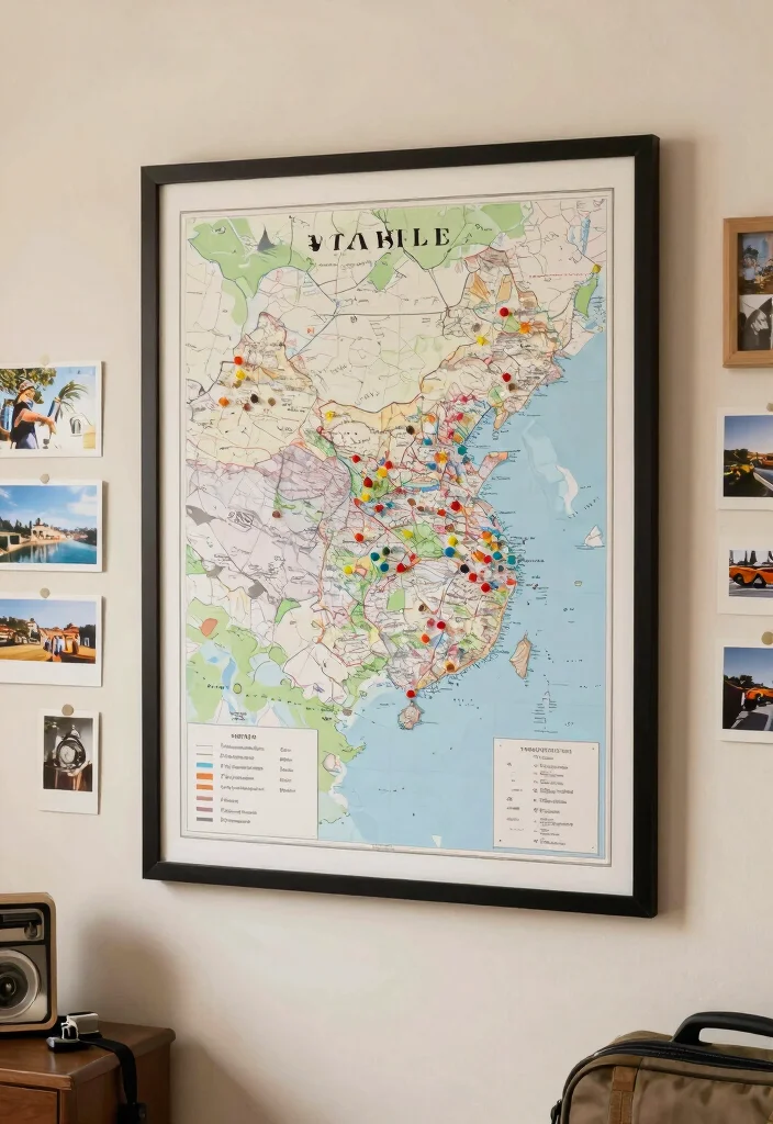 25 Personalized Wedding Gifts That Will Leave the Couple Speechless (You Won't Believe #7!) - 14. Customized Travel Map 1