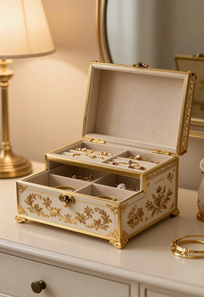 25 Personalized Wedding Gifts That Will Leave the Couple Speechless (You Won't Believe #7!) - 17. Engraved Jewelry Box 1