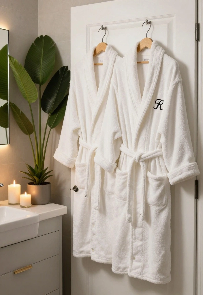 25 Personalized Wedding Gifts That Will Leave the Couple Speechless (You Won't Believe #7!) - 18. Personalized Bathrobe for Two 1