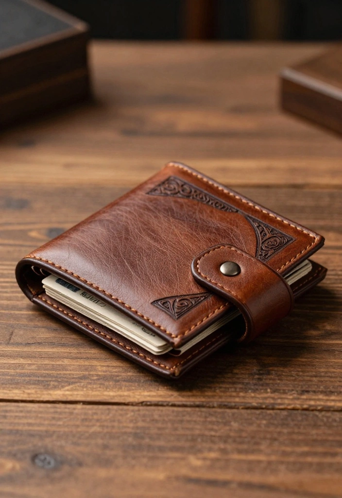 25 Personalized Wedding Gifts That Will Leave the Couple Speechless (You Won't Believe #7!) - 19. Customized Leather Wallet 1
