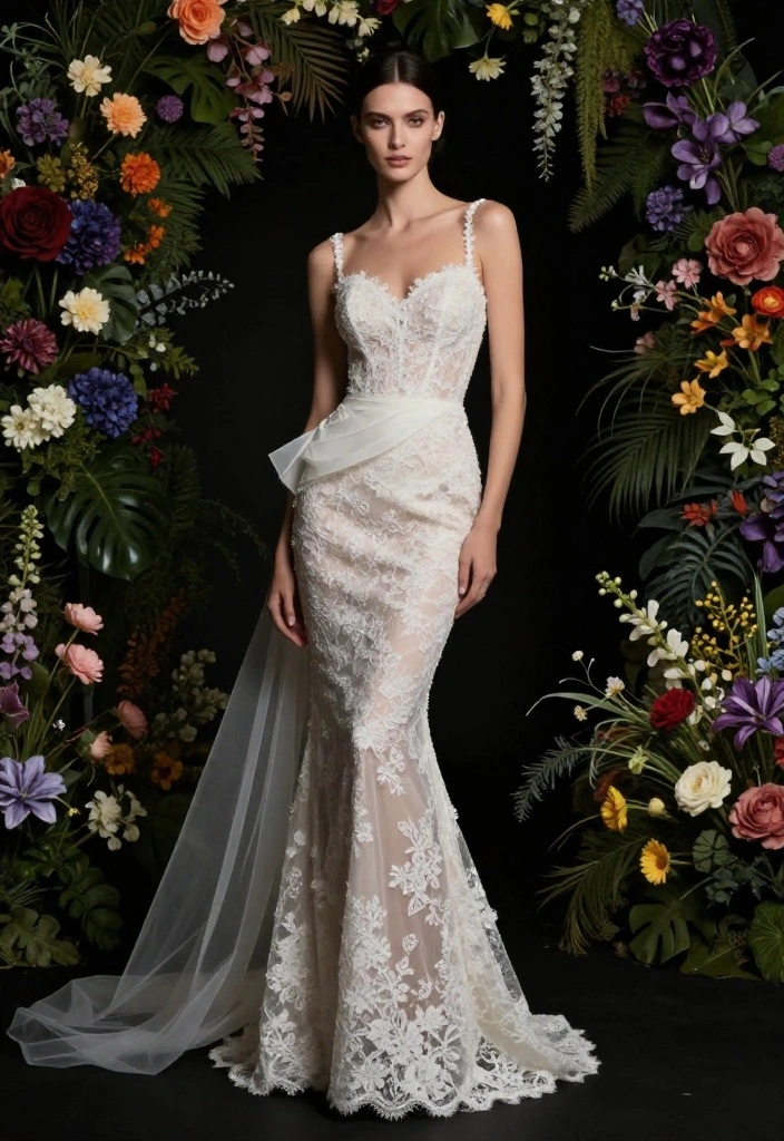 17 Lace Boho Wedding Dresses That Are Pure Feminine Magic (You'll Love #3!) - 17. Lace with a Twist 1