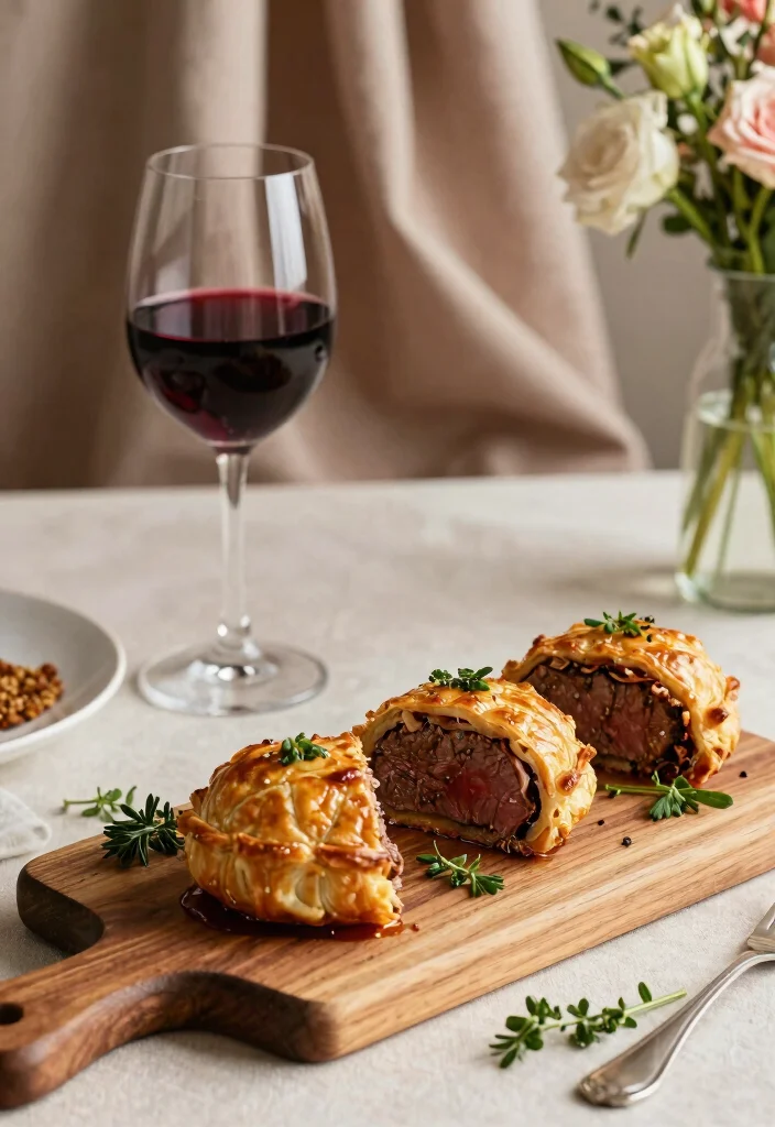 25 Wedding Snacks Perfectly Paired with Cocktails (Your Guests Will Toast to #11!) - 1. Mini Beef Wellington Bites 1