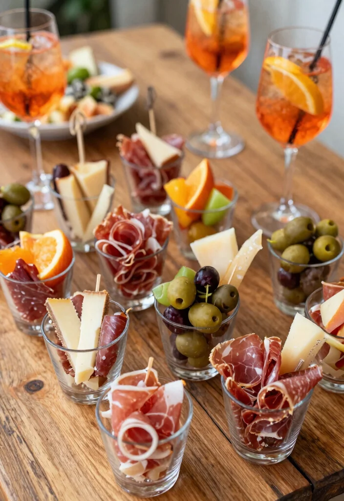 25 Wedding Snacks Perfectly Paired with Cocktails (Your Guests Will Toast to #11!) - 4. Charcuterie Cups 1