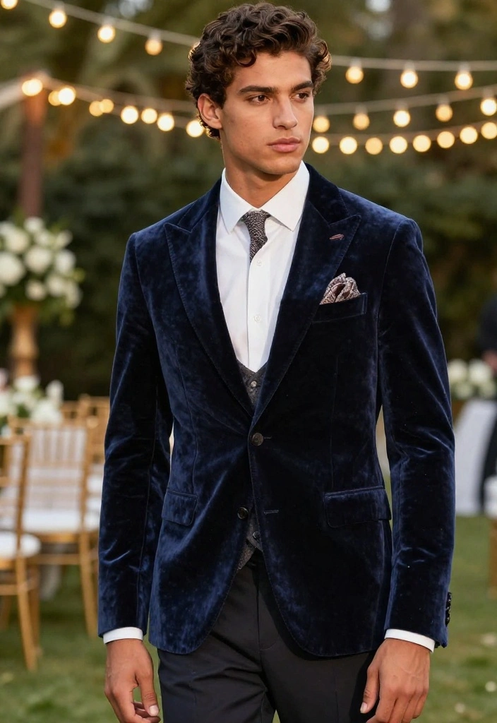 12 Groom's Wedding Style Tips That Will Set You Apart from the Rest! - 2. Opt for Unique Textures 1