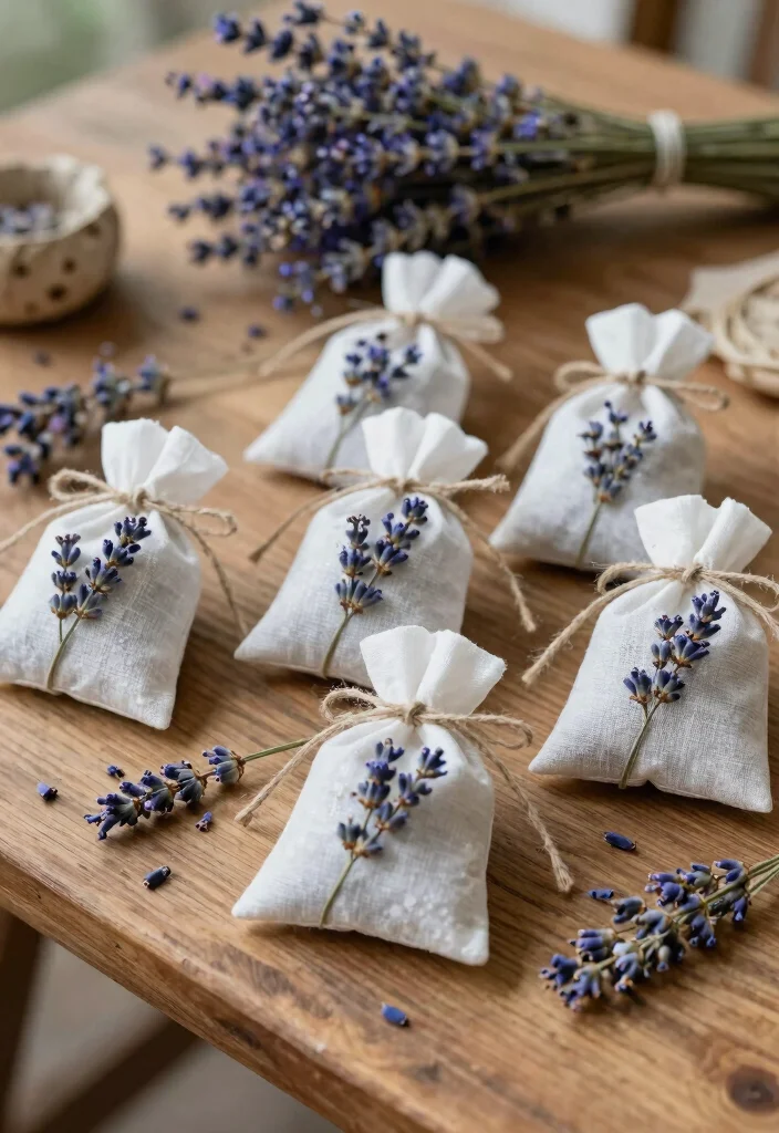 14 Seasonal DIY Wedding Favors Perfect for Any Theme (Don’t Miss #6!) - 14. DIY Scented Sachets for a Lasting Aroma 1