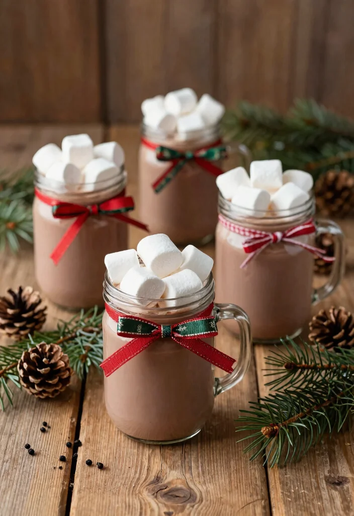 14 Seasonal DIY Wedding Favors Perfect for Any Theme (Don’t Miss #6!) - 6. Customized Hot Chocolate Mix for Winter 1