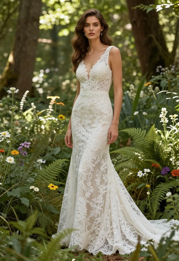 14 Unique Wedding Dress Styles for Eco-Conscious Brides (You’ll Love #10!) - 1. Bohemian Lace Dream 1