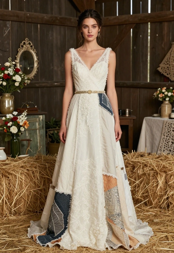 14 Unique Wedding Dress Styles for Eco-Conscious Brides (You’ll Love #10!) - 6. Upcycled Styles 1