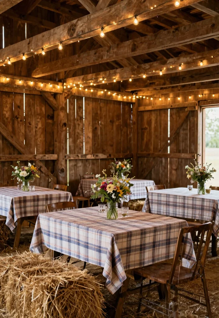 15 Charming Rustic Reception Themes That Will Transform Your Wedding - 1. Barnyard Bliss 1