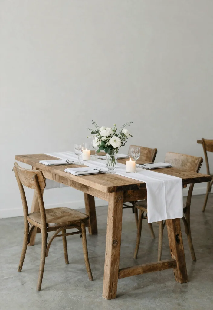 15 Charming Rustic Reception Themes That Will Transform Your Wedding - 15. Simple & Sweet 1