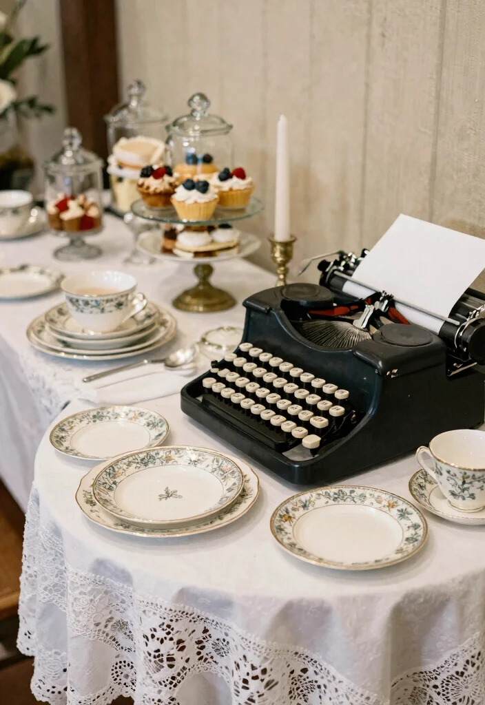 15 Charming Rustic Reception Themes That Will Transform Your Wedding - 3. Vintage Charm 1