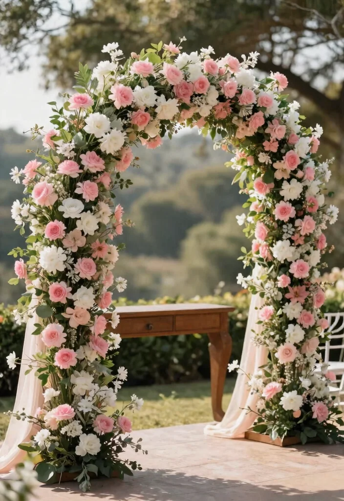 15 Elegant Wedding Decor Ideas That Will Inspire Your Big Day! - 1. Lush Floral Arches 1