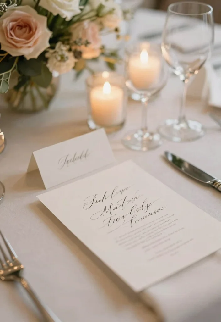 15 Elegant Wedding Decor Ideas That Will Inspire Your Big Day! - 13. Elegant Place Cards 1
