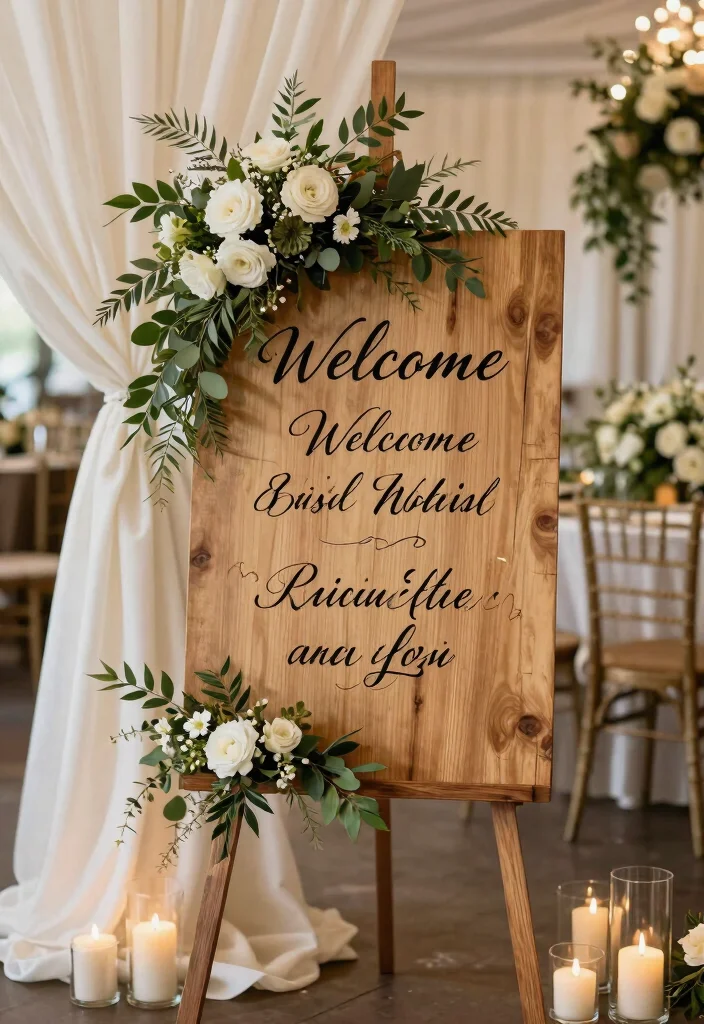15 Elegant Wedding Decor Ideas That Will Inspire Your Big Day! - 5. Personalized Signage 1