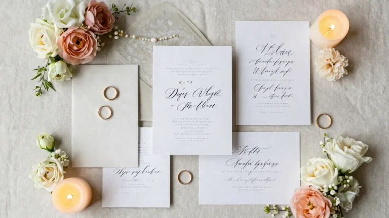 17 Custom Elegant Wedding Invitations That Perfectly Match Your Wedding Theme!