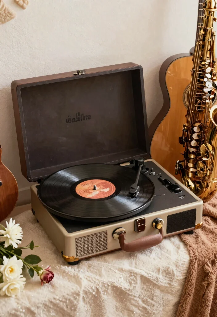 17 Vintage Decor Ideas for Your Dream Wedding Theme (Don't Miss #5!) - 17. Vintage Music Elements 1