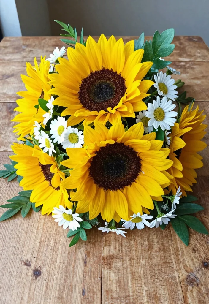 18 Stunning Bridal Flowers That Will Make Your Heart Skip a Beat (Check Out #3!) - 5. Bold and Bright Sunflowers 1