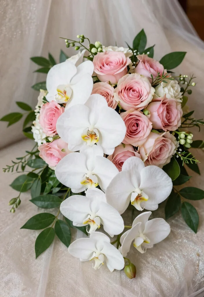 18 Stunning Bridal Flowers That Will Make Your Heart Skip a Beat (Check Out #3!) - 6. Romantic Orchids 1