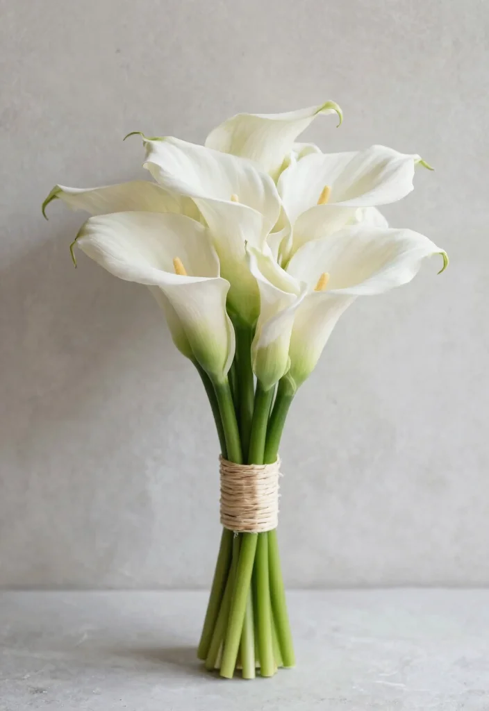 18 Stunning Bridal Flowers That Will Make Your Heart Skip a Beat (Check Out #3!) - 9. Minimalist Beauty 1