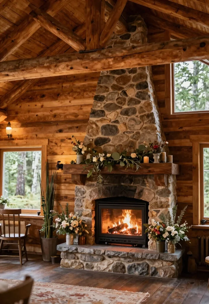 21 Charming Wedding Venue Ideas That Will Make Your Heart Skip a Beat! - 12. Cozy Cabin Retreat 1